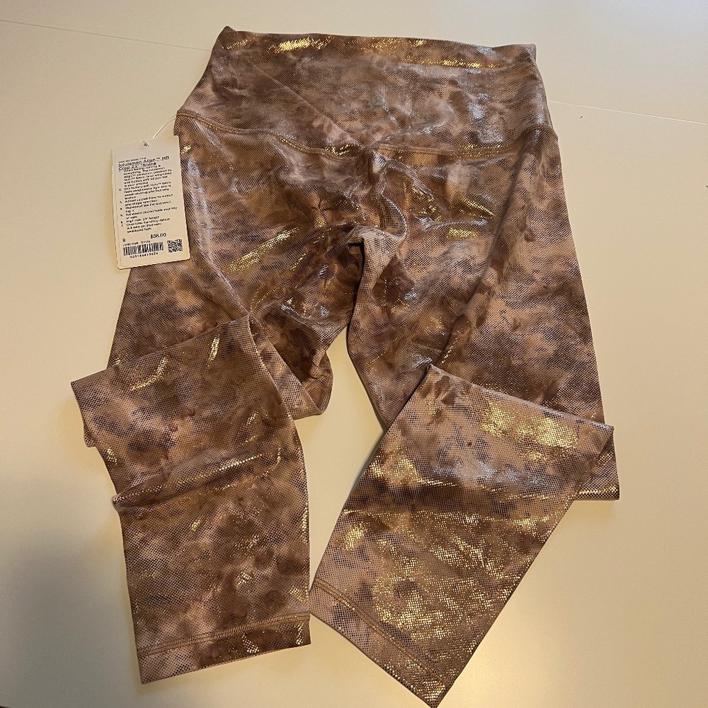 Lululemon Align Shine Leggings, Size 8